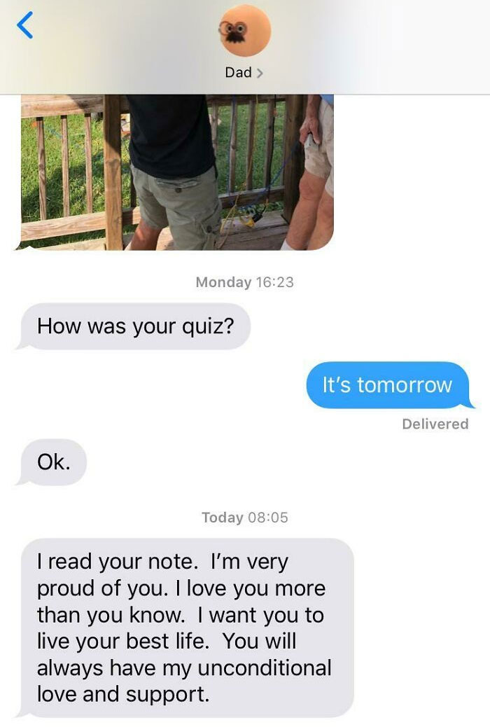 He Took It Really Well