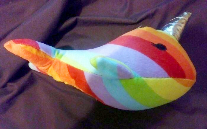 It's Not Much, But My Mom Got Me A Pride Narwhal After I Came Out