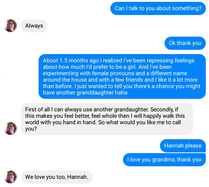 Just Came Out To My Grandma, She's The Best