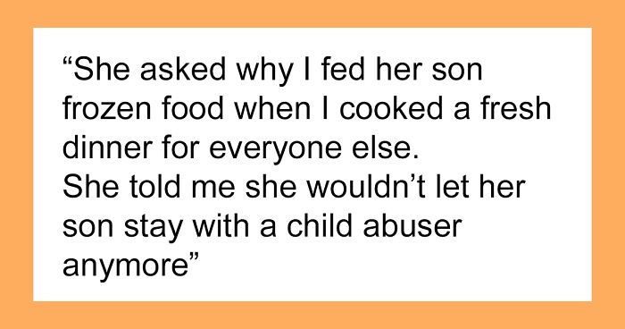 “Am I The Jerk For Only Feeding One Child Frozen Food?”