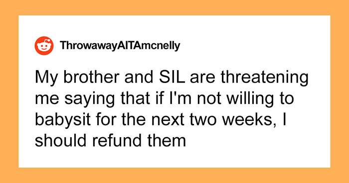 Entitled Brother Drops His Kids Off At Sister’s House Without Asking, Wants Her To Pay For Childcare After She Refuses To Babysit
