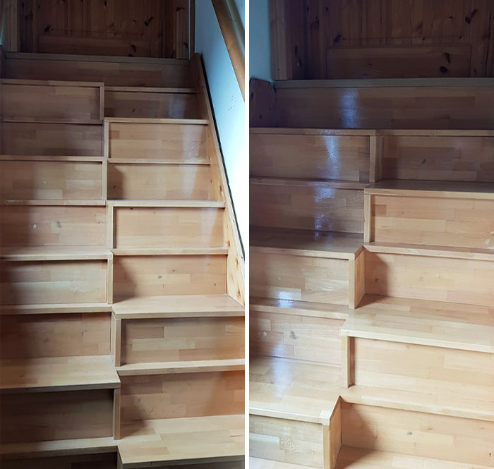 Steep Stairs To The Attic Of My Family's House