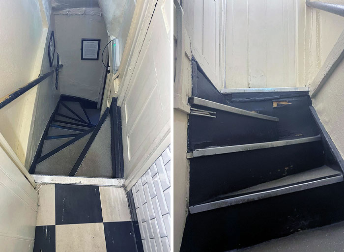 Not Sure If I Was In An Optical Illusion Exhibition Or In The Bathroom Of A Pub Built In 1242