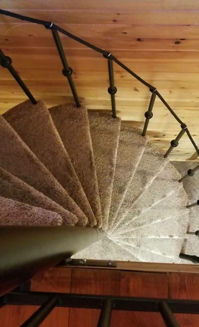 These Steps Were So Steep I Had To Walk Down Them Like It Was A Ladder (A Rental Cabin Somewhere In Gatlinburg, Tennessee)