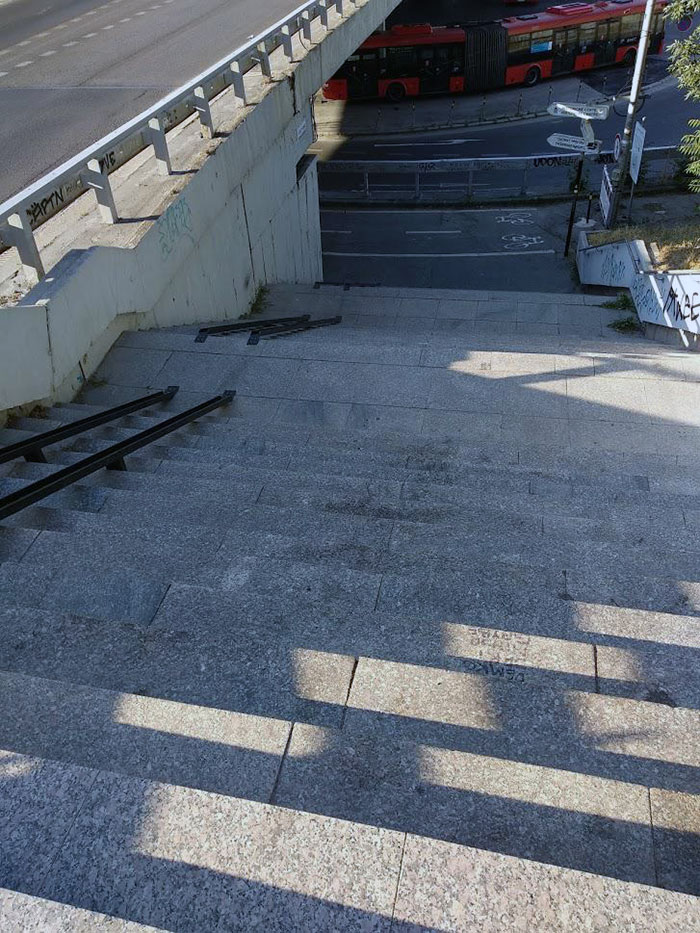 This Is To Help People Get Down The Stairs Safely