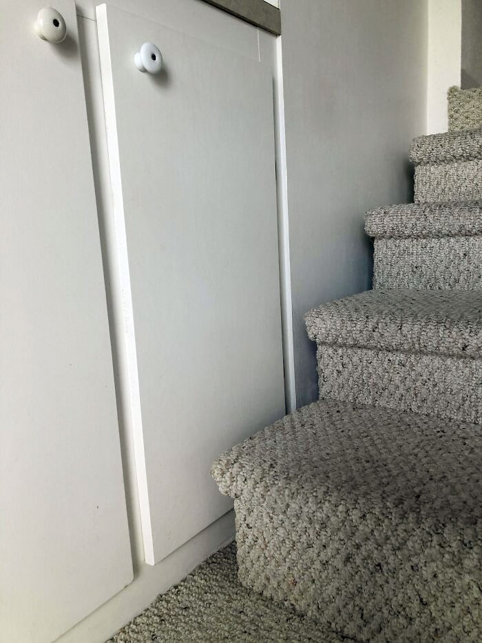 Stair Blocks My Cabinet