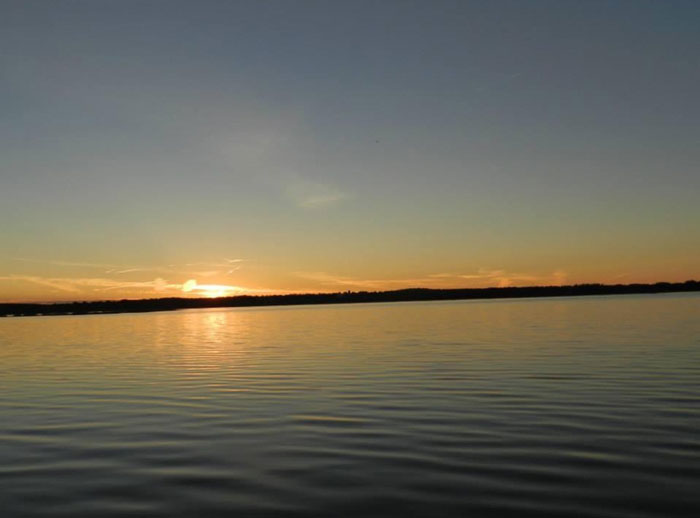 Any Sunset Over Water Is So Relaxing And Serene For Me!