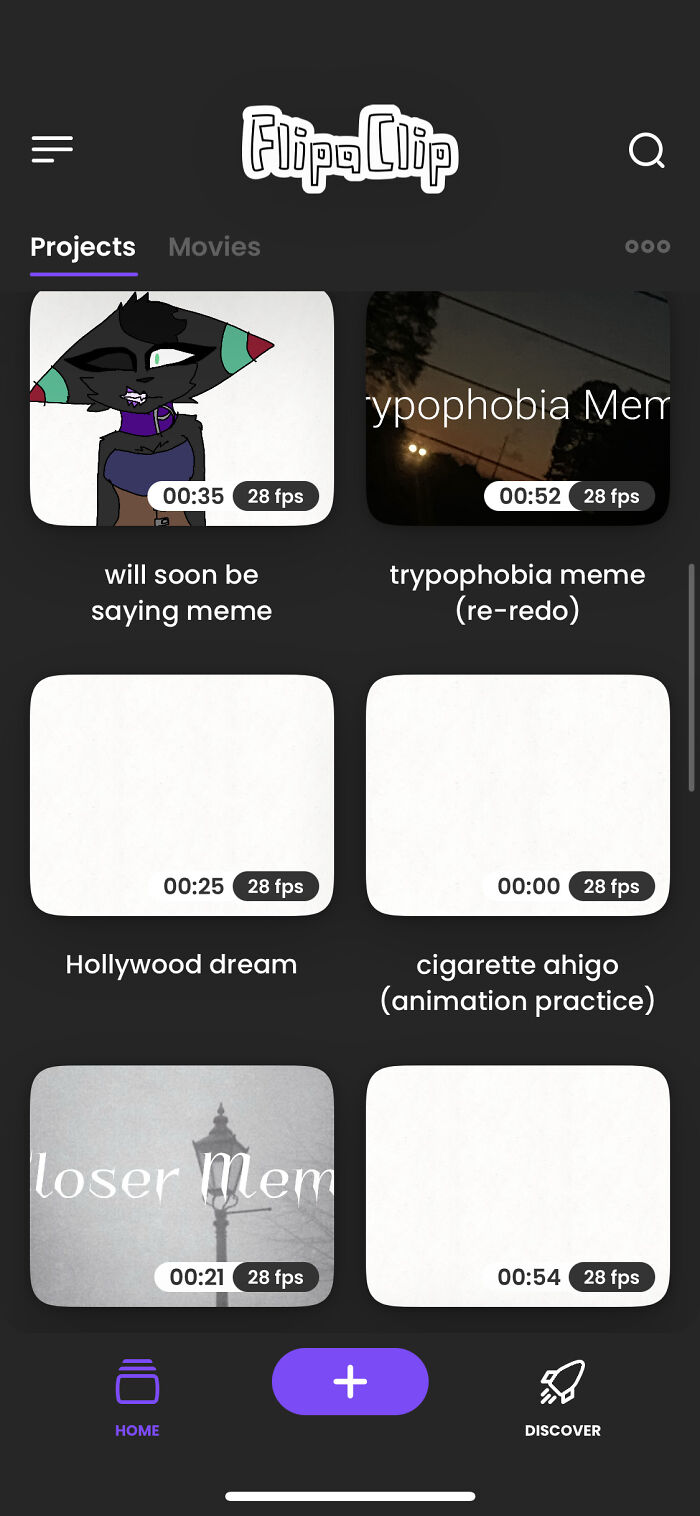 A Whole Ton Of Animations That Will Probably Never Be Finished