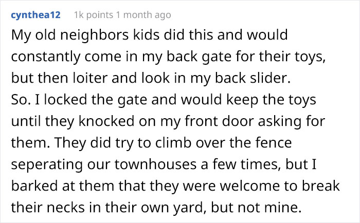 Person Refuses To Put Up With Neighbor's Kid After One Of The Balls He's Constantly Kicking Over The Fence Hits Their Puppy - 12