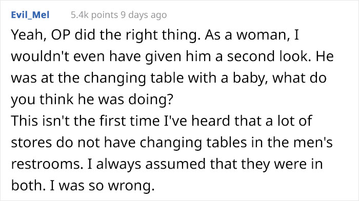 Dad Has To Change Son's Diaper In The Ladies’ Room And Gets Yelled At, Asks If He's The Jerk Dad Has To Change Son's Diaper In The Ladies’ Room And Gets Yelled At, Asks If He's The Jerk