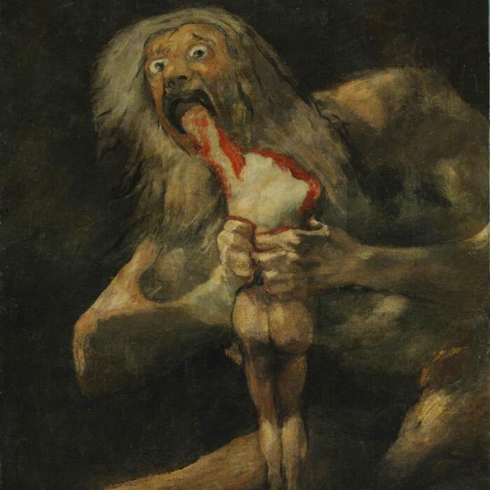 Saturn Devouring His Son, C. 1819-1823 Francisco Goya (1746–1828), Museo Del Prado, Madrid
