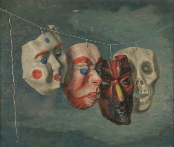 Elemer A. Lakatos - False Faces, 1953