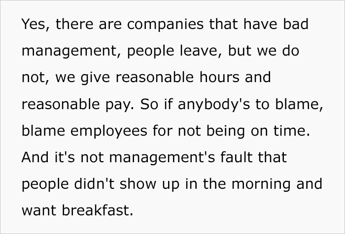 “Bad Management Usually Causes That”: Mcdonald’s Manager Arrives At 4AM For Breakfast Shift, Other Employees Pull A “No Call, No Show” - 14
