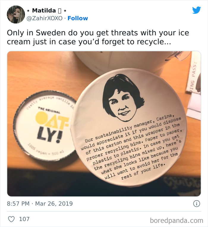 Carina Sees Everything, So Never Forget To Recycle