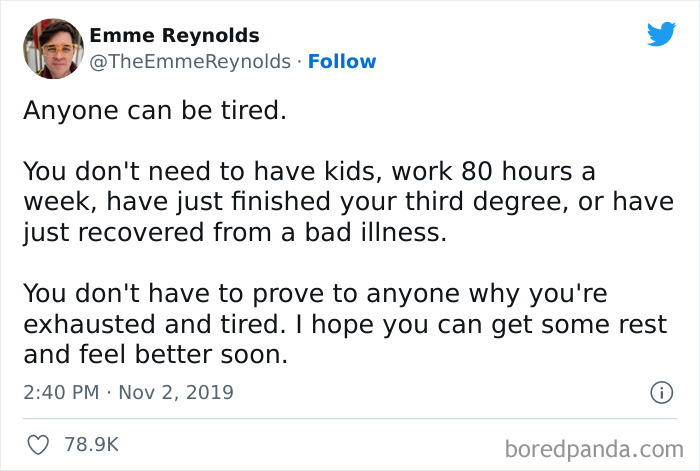 I Needed To Hear This. I'm So Tired