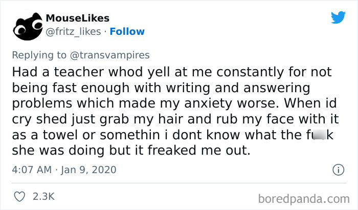 Jesus, Sounds Like She Herself Was Having Some Sort Of Breakdown! Who Does That To A Child?