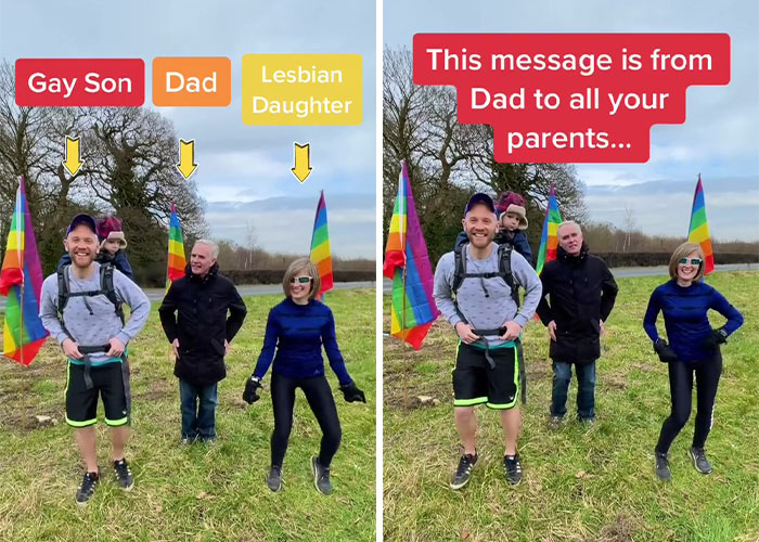 The Internet Cannot Get Enough Of This Dad Who Filled Yard With Pride Flags To Annoy Homophobic Neighbor
