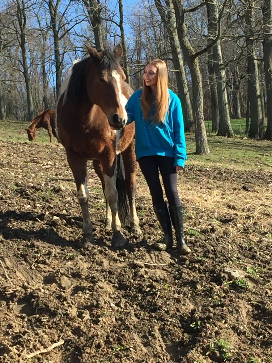 When I Used To Volunteer At A Horse Rescue; This Sweet Little Girl Had My Soft Spot