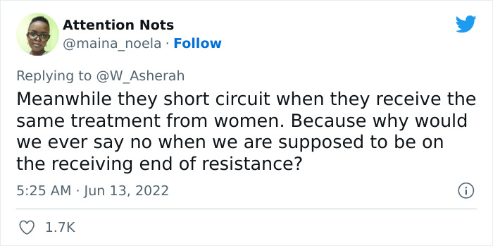 “I’ve Been Asking My Male Friends To Do Something – Watch If The First Response To Everything A Woman Tells You Is To Refute, Say No, Or Something Negative” “I’ve Been Asking My Male Friends To Do Something – Watch If The First Response To Everything A Woman Tells You Is To Refute, Say No, Or Something Negative”