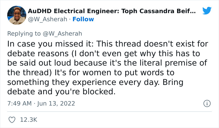 “I’ve Been Asking My Male Friends To Do Something – Watch If The First Response To Everything A Woman Tells You Is To Refute, Say No, Or Something Negative” “I’ve Been Asking My Male Friends To Do Something – Watch If The First Response To Everything A Woman Tells You Is To Refute, Say No, Or Something Negative”