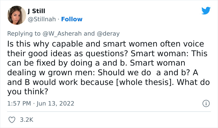 “I’ve Been Asking My Male Friends To Do Something – Watch If The First Response To Everything A Woman Tells You Is To Refute, Say No, Or Something Negative” “I’ve Been Asking My Male Friends To Do Something – Watch If The First Response To Everything A Woman Tells You Is To Refute, Say No, Or Something Negative”