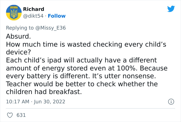 &ldquo;Has Anyone Heard Of Such Nonsense?&rdquo;: Mum Is Left Dumbstruck After Daughter Gets Detention Because Her iPad Was On 93% Battery