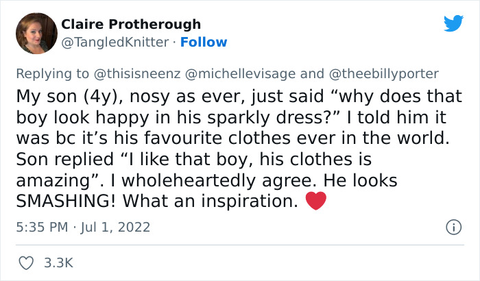 Supportive Mom Shares Pics Of Son Wearing A Dress For Prom, Inspiring Others To Accept And Celebrate Their Children - 12