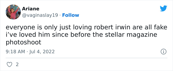 Robert Irwin's Photoshoot With Stellar Magazine Is Creating Quite A Buzz On The Internet