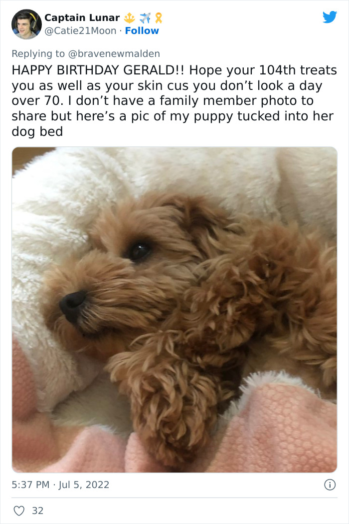 68K People Send ‘Happy Birthday’ Messages To Man Turning 104 After His Son Decided It’d Be A “Fun And Different” Gift - 18