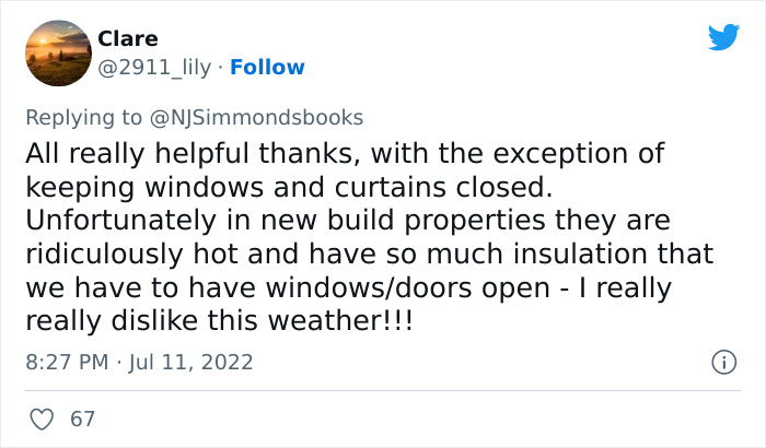 Woman Who Has Lived In Spain And Australia Shares Useful Tips On How To Survive A Heatwave And They Go Viral - 42