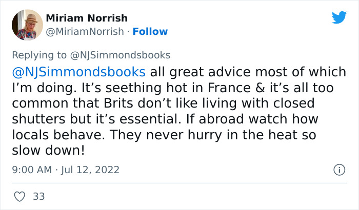 Woman Who Has Lived In Spain And Australia Shares Useful Tips On How To Survive A Heatwave And They Go Viral - 35