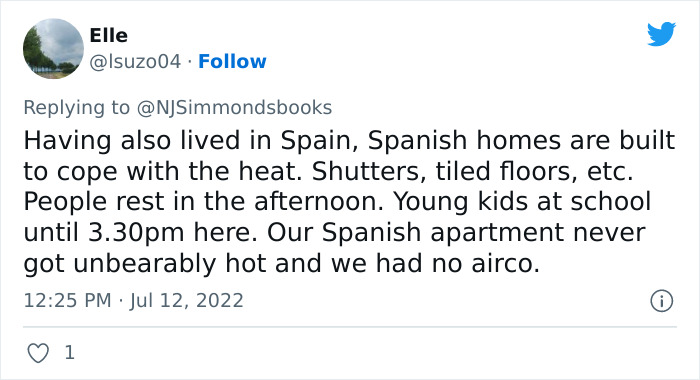 Woman Who Has Lived In Spain And Australia Shares Useful Tips On How To Survive A Heatwave And They Go Viral - 46