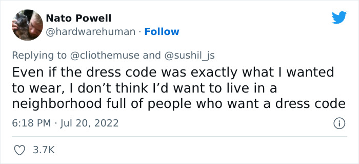 Person Wants To Enforce A Neighborhood Dress Code To 'Make Property Values 'Skyrocket', Gets Slammed Online - 3