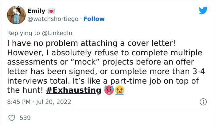 LinkedIn Dissed ‘Little Miss’ For Not Applying If There Is A Cover Letter Requirement And Twitter Users Respond - 12