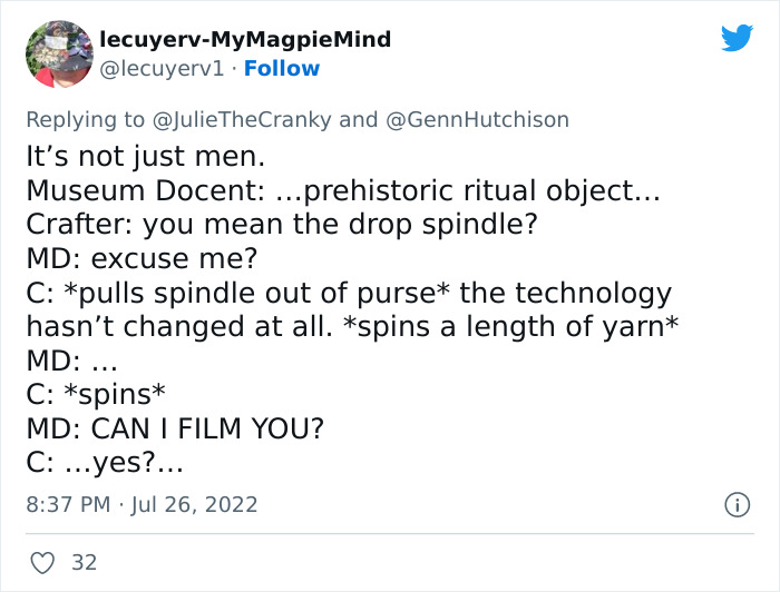 Writer Starts A Viral Twitter Thread After Making Fun Of Historical "Discoveries" That Were Cracked Once Women Were Finally Allowed To Look At Them