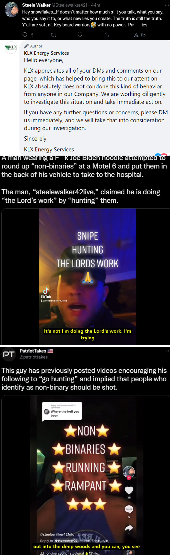 He Went From Hunting "Non-Binaries" At A Motel 6 To Job Hunting