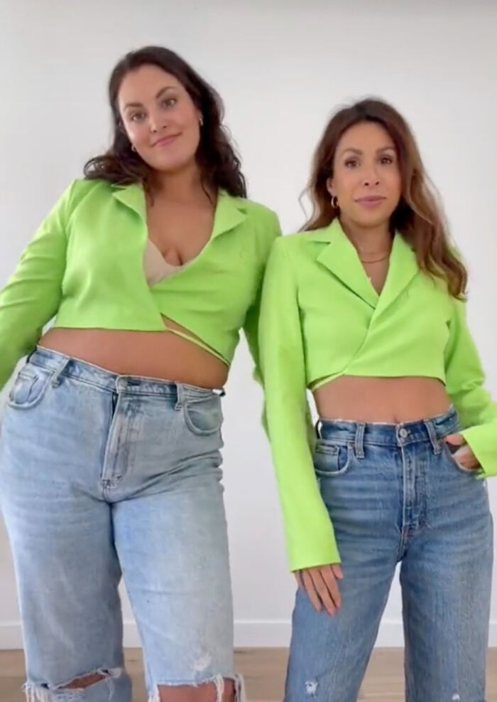 Women Compare XL And XS Sizes Of The Same Clothes, And Their Videos Go Viral