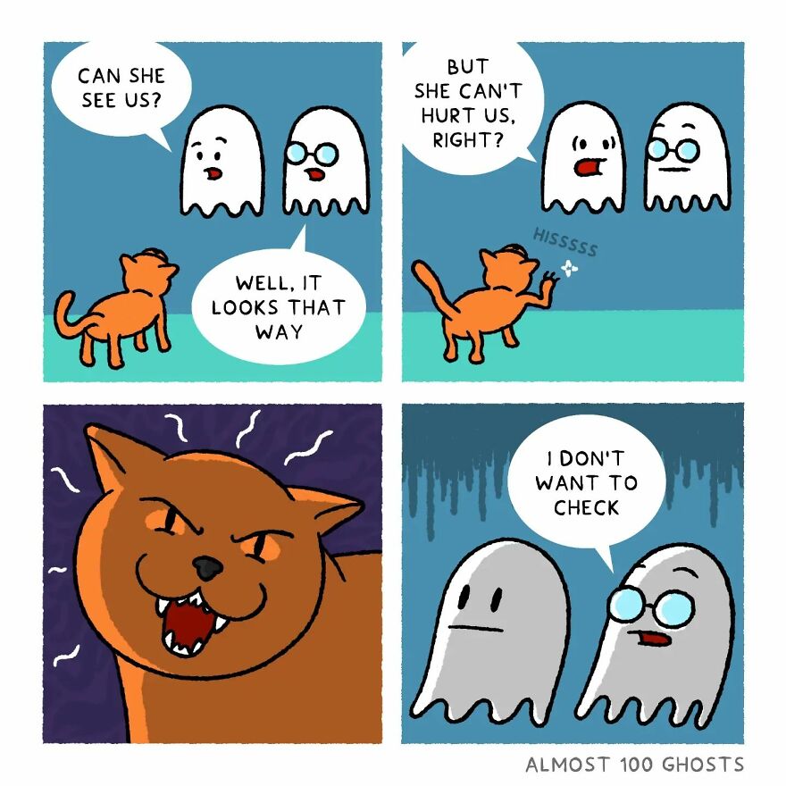 Artist Shows The Secret Life Of Some Adorable Ghosts (35 Pics)
