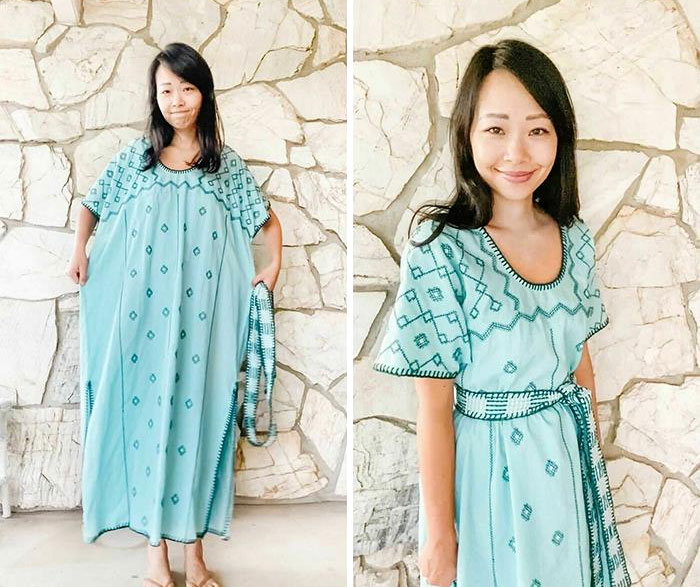 Mom Transforms 30 Old And Ugly Pieces Of Clothing To Save Money, And The Result Gains Her 296k Instagram Followers