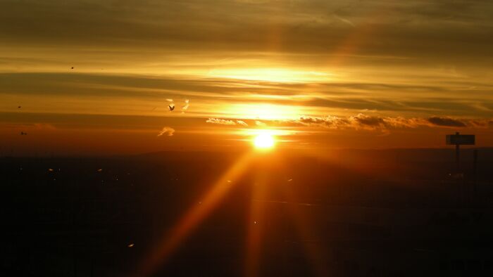 Sunrise Over The South Of Vienna