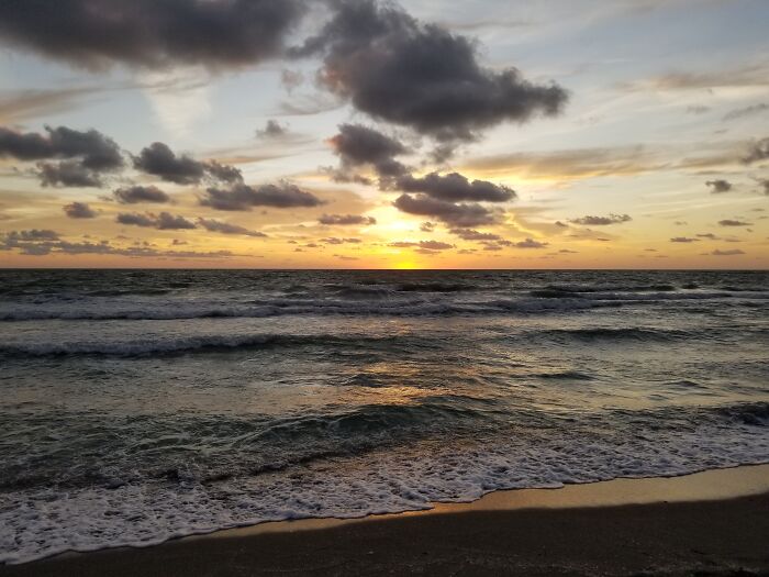 Sunset On The Gulf Of Mexico.