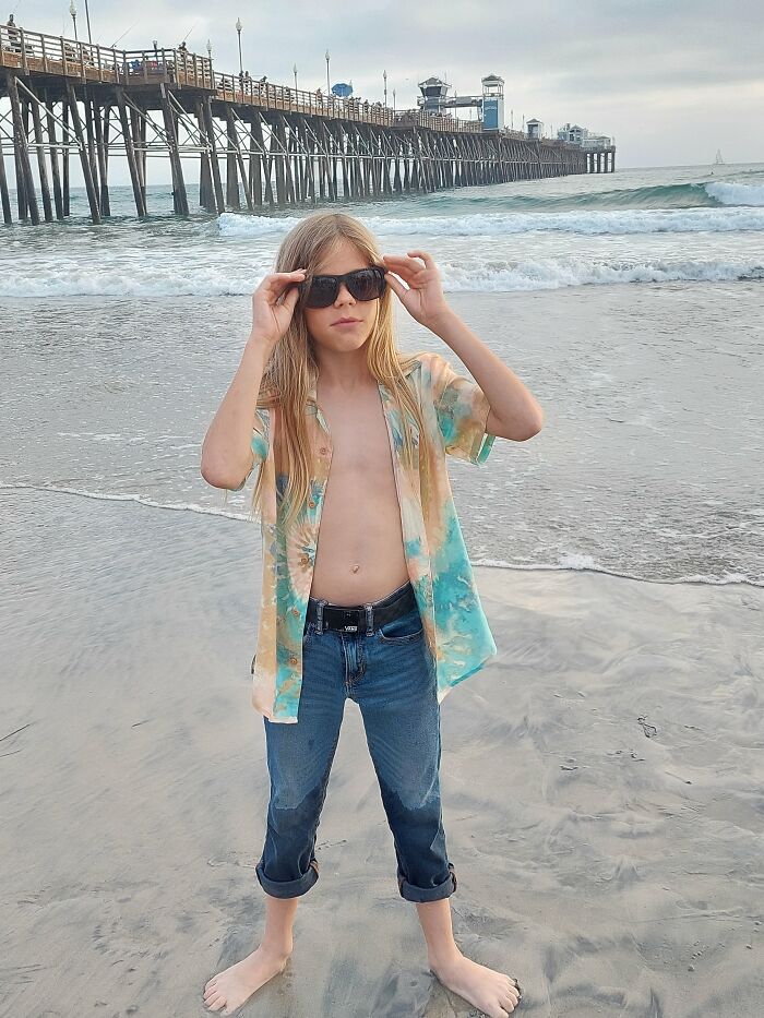 My Bro In His So-Called "Sexy Islander" Outfit😂