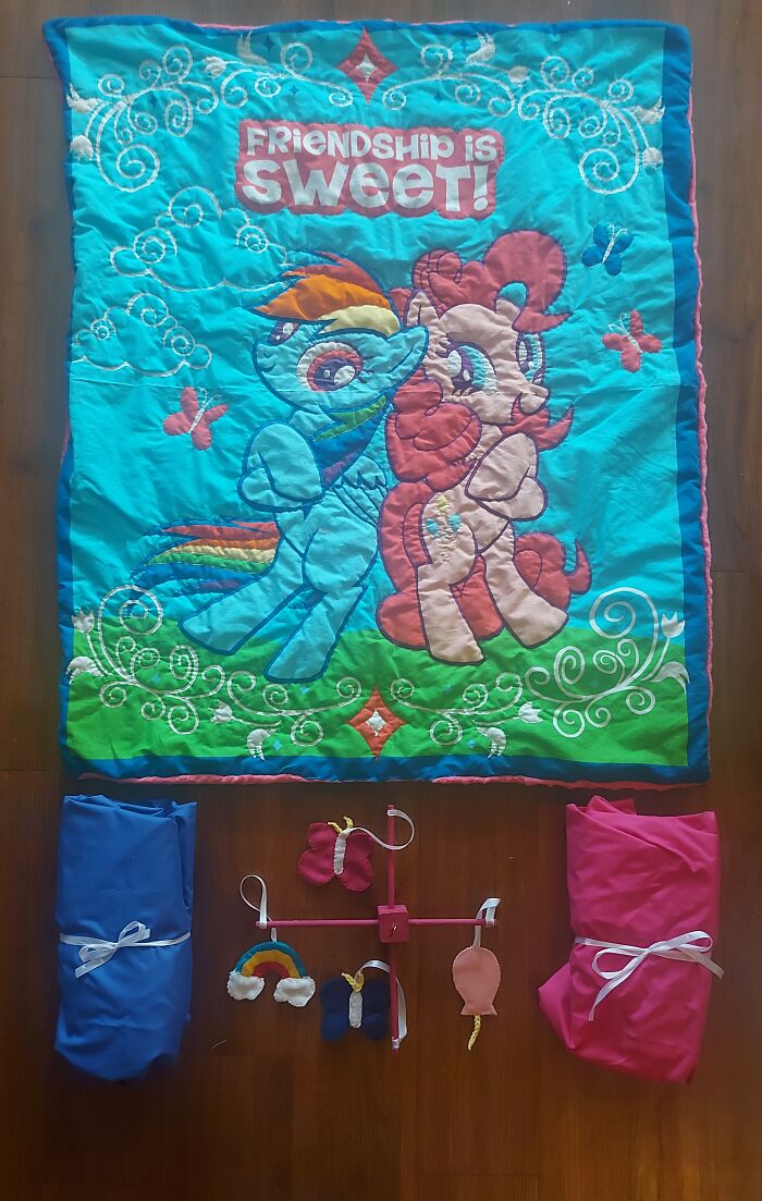 Working On A My Little Pony Crib Set For My Bff