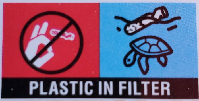 From A Pack Of Cigarettes Bought In Austria. The 'X' Eyes On The Turtle Were Just Too Weird.