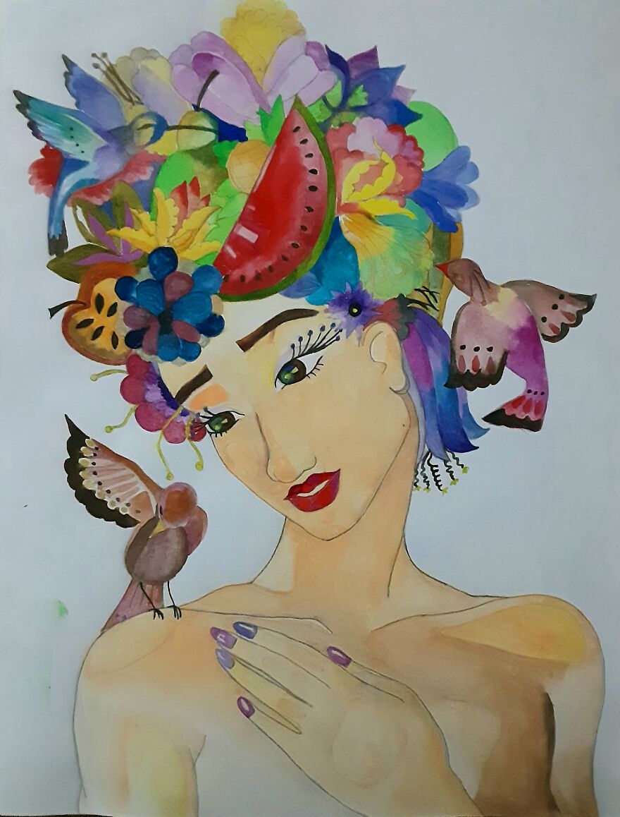 I Drew This By Watercolors