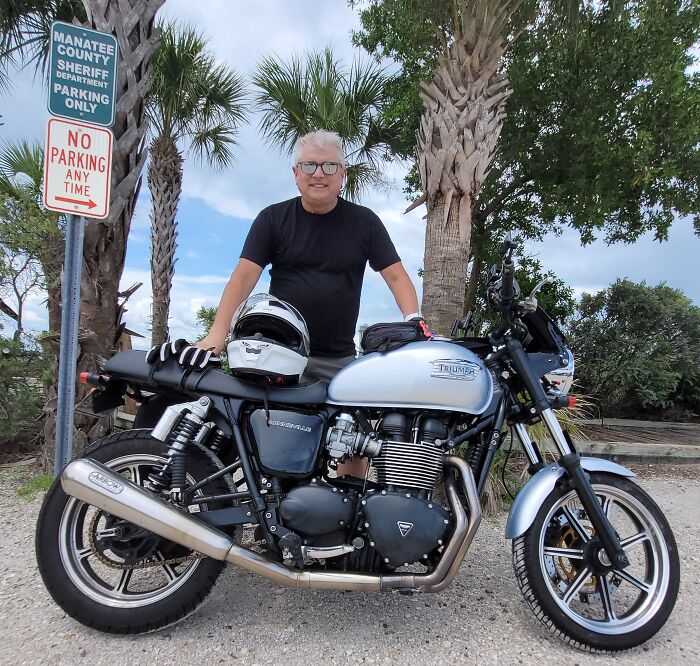 Riding My Triumph Bonneville To New Destinations.