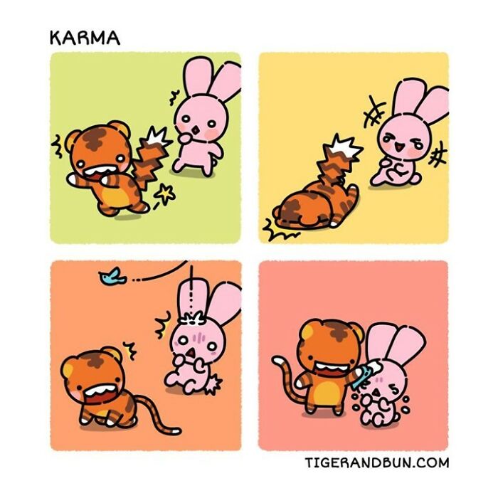 25 Adorable Comics I Created About A Tiger And A Bunny And Their Day-To-Day