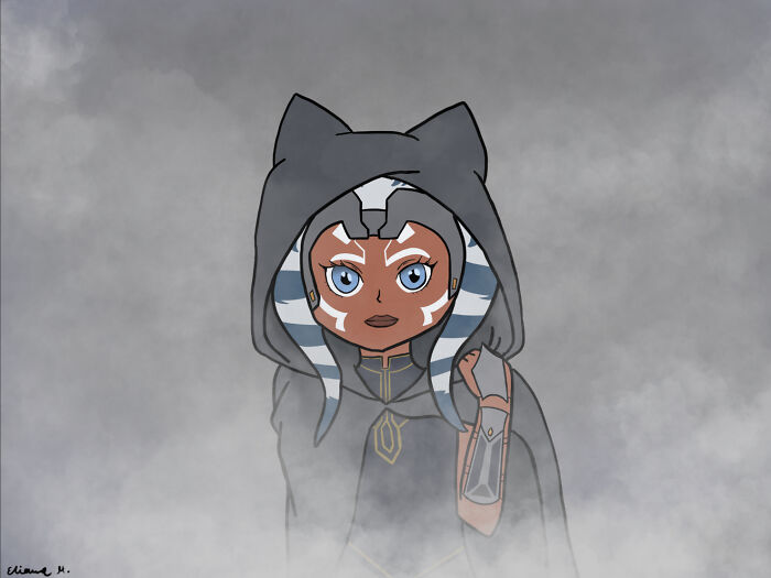 Mine Is A Drawing Of Ahsoka Tano