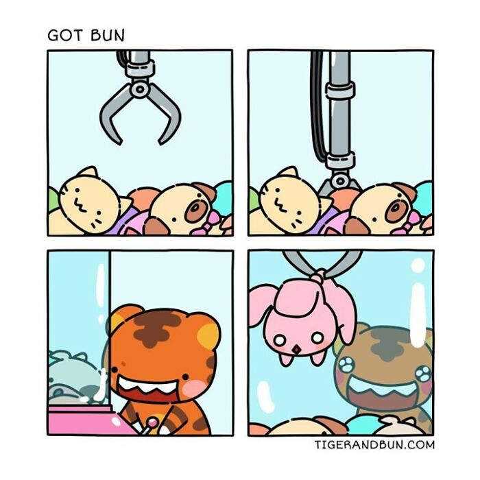 25 Adorable Comics I Created About A Tiger And A Bunny And Their Day-To-Day