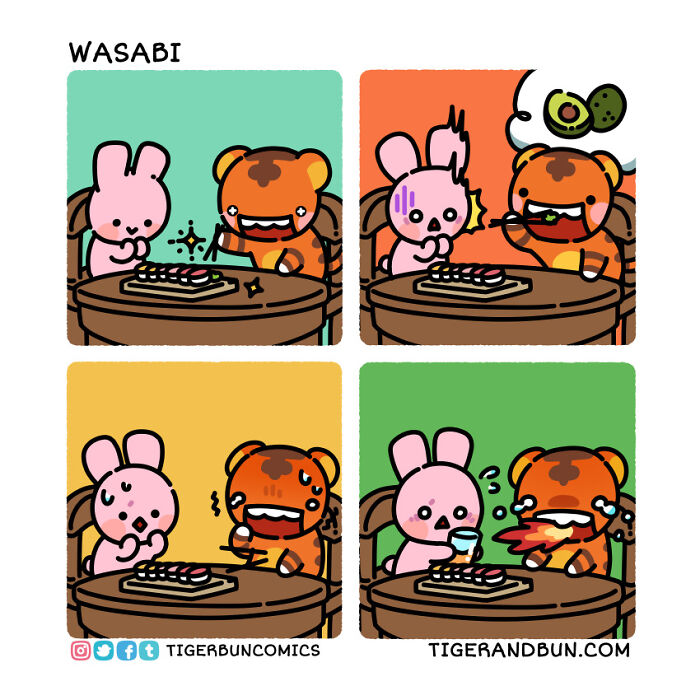 25 Adorable Comics I Created About A Tiger And A Bunny And Their Day-To-Day